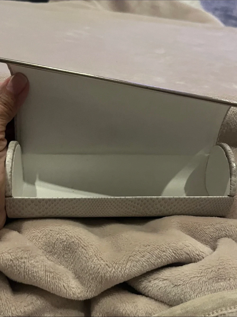Jimmy Choo Snake-Embossed Glasses Case